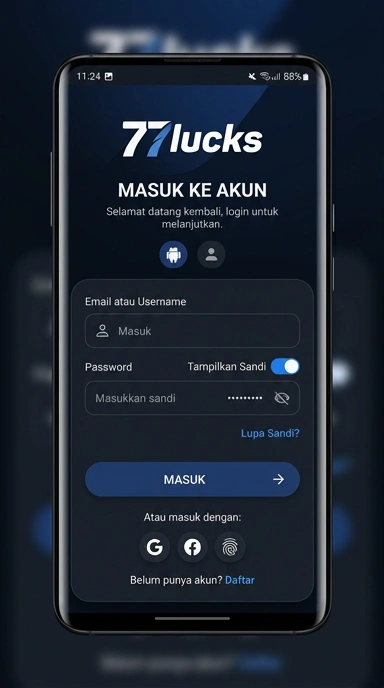 Panduan Masuk Akun 77lucks untuk Pengguna Android