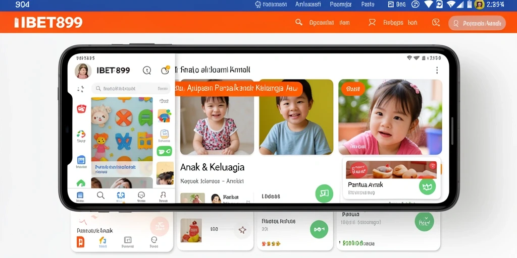 Antarmuka IBET899 yang user-friendly untuk Pantau Anak.