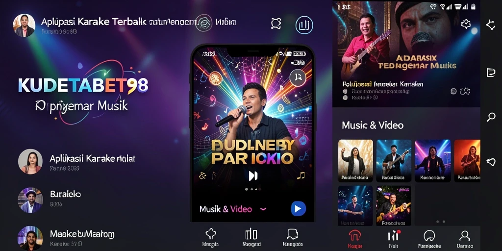 Tampilan antarmuka pengguna KUDETABET98 yang menarik dan fungsional.