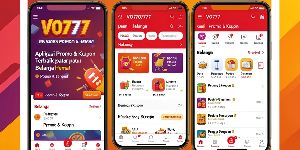 Tampilan antarmuka VO777 yang memudahkan akses promo & kupon.